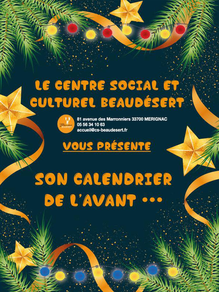 Calendrier de l’avent du centre social